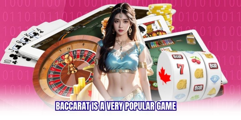 Baccarat is a very popular game