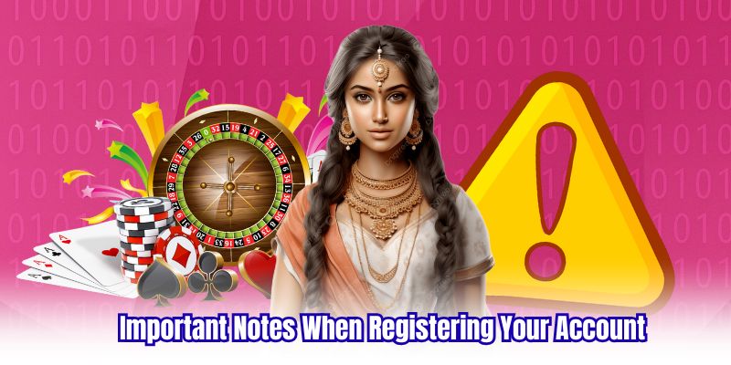 Important Notes When Registering Your Account